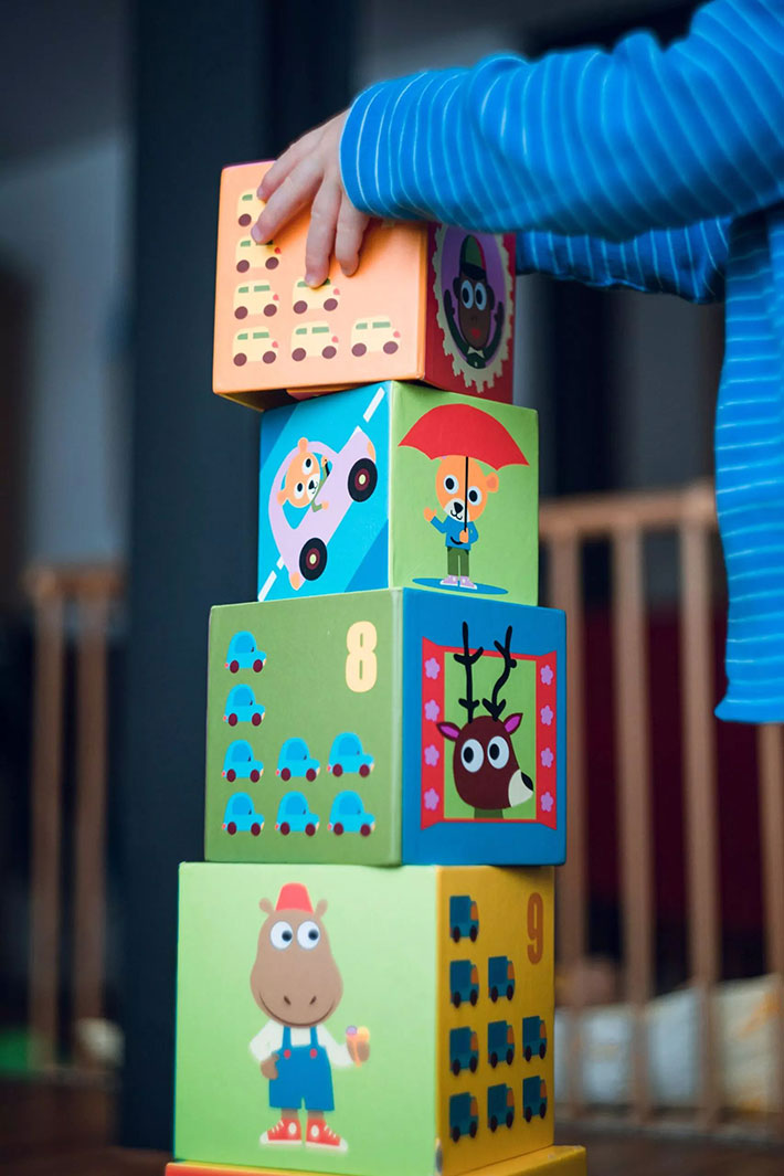 Child stacking bolcks